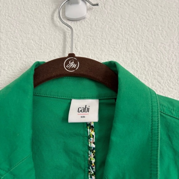 CAbi Women's Green Verde Jacket Style 5097 Size Small - Picture 2 of 5
